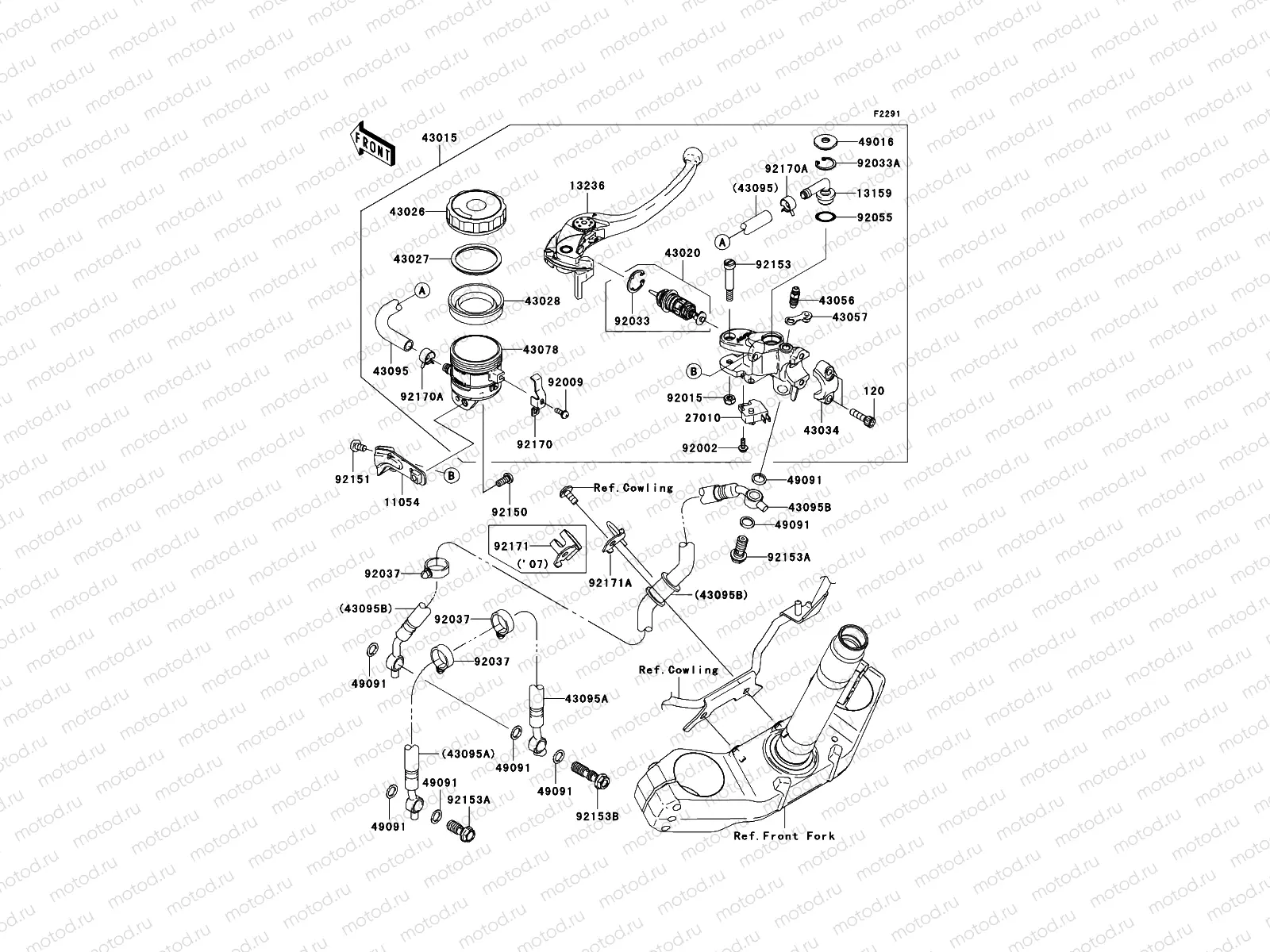 Front Master Cylinder