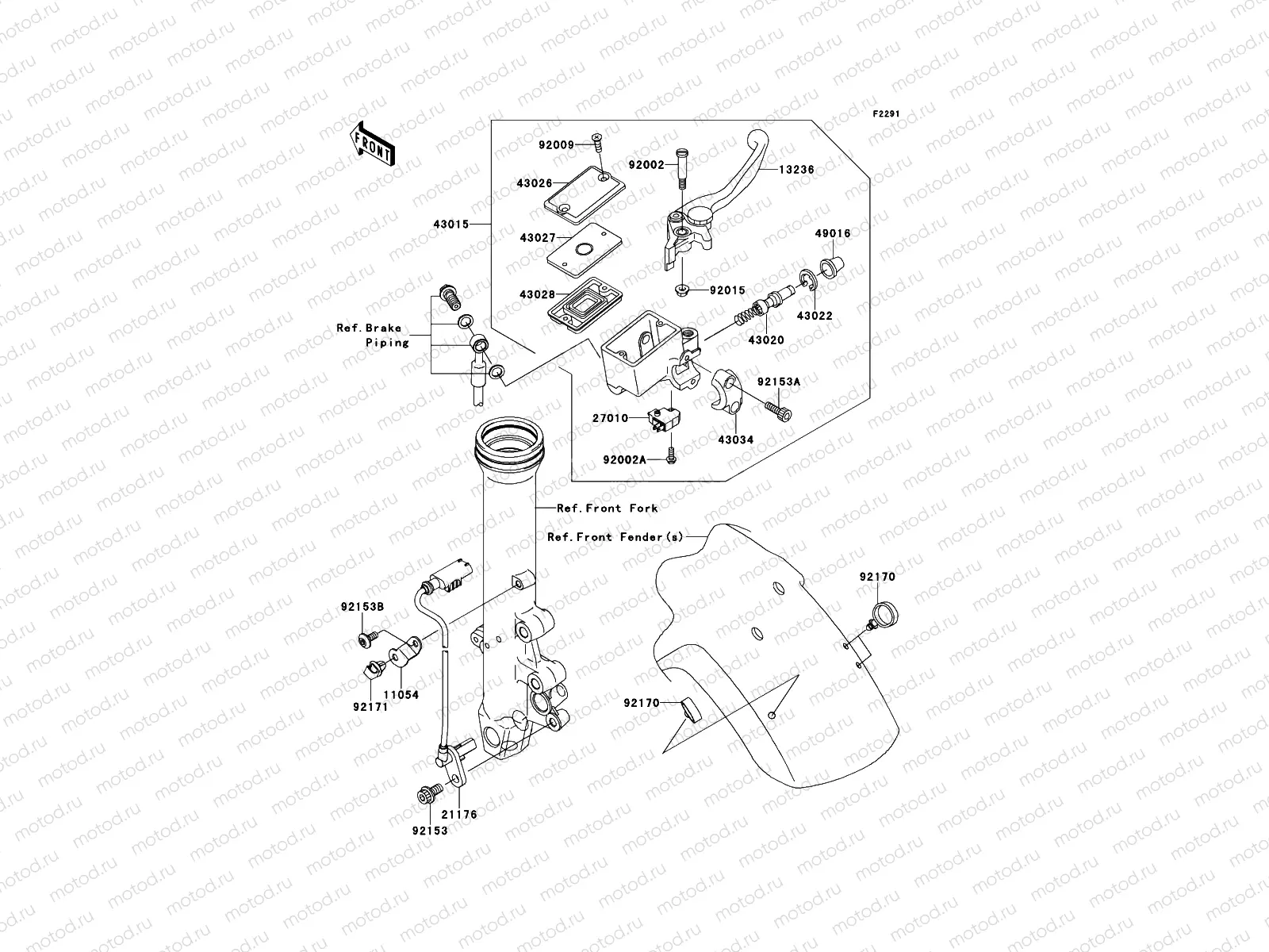 Front Master Cylinder