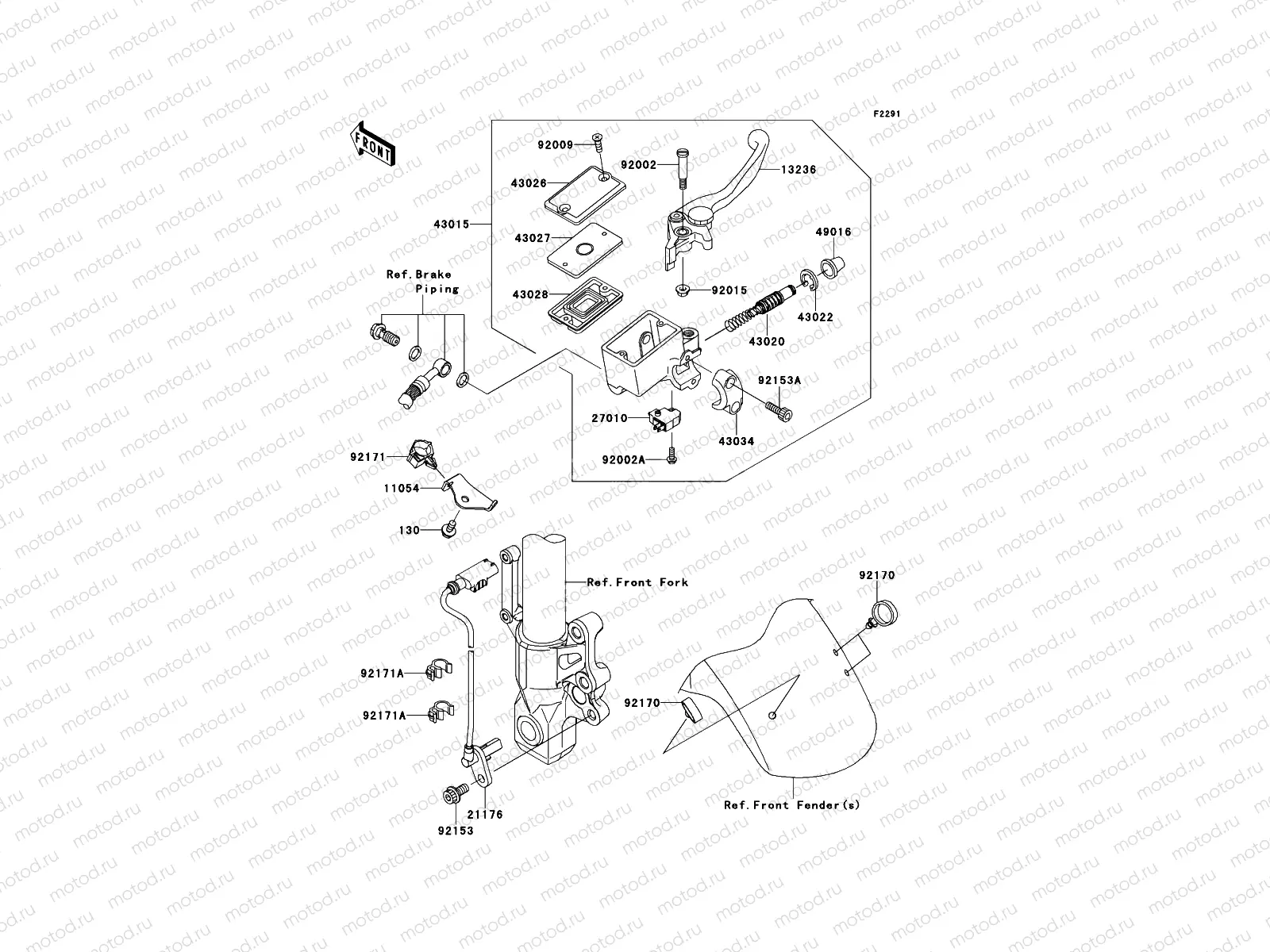 Front Master Cylinder