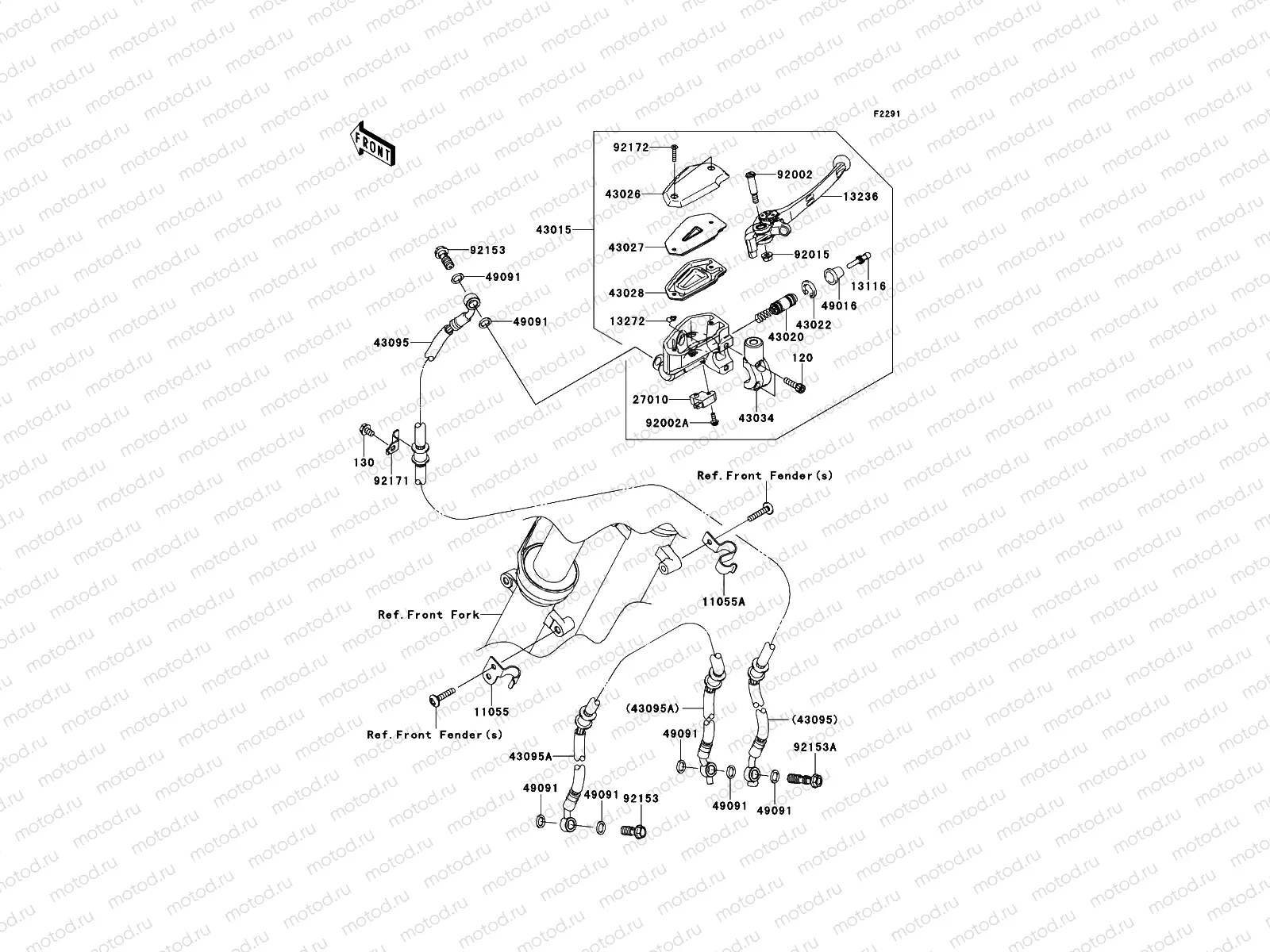Front Master Cylinder