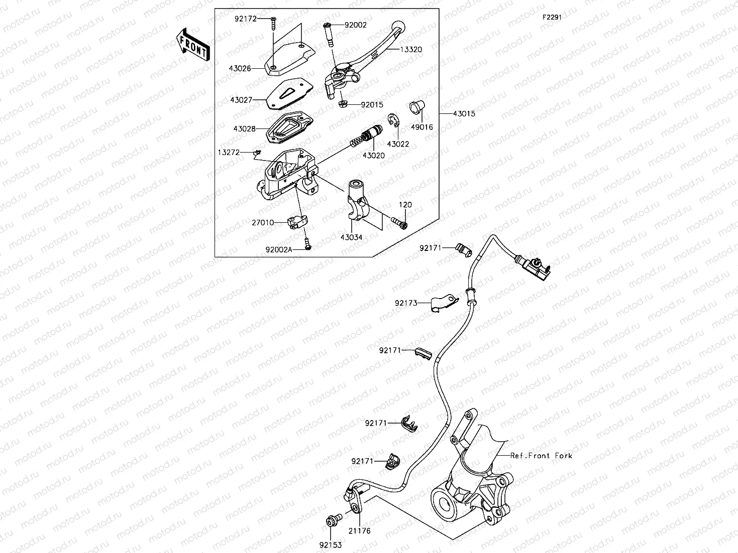 Front Master Cylinder