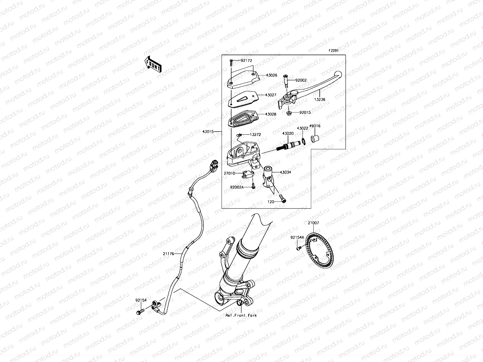 Front Master Cylinder