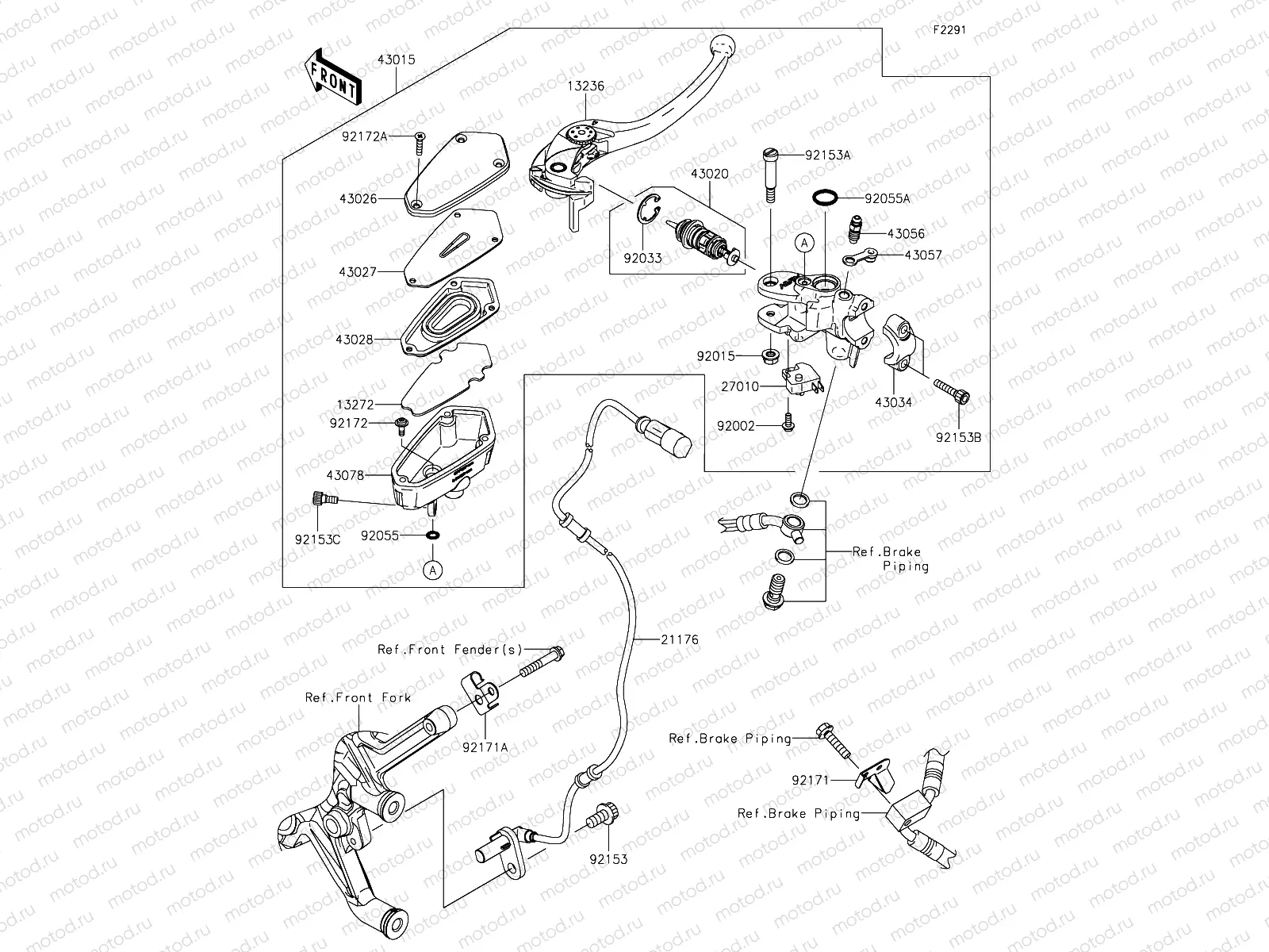 Front Master Cylinder