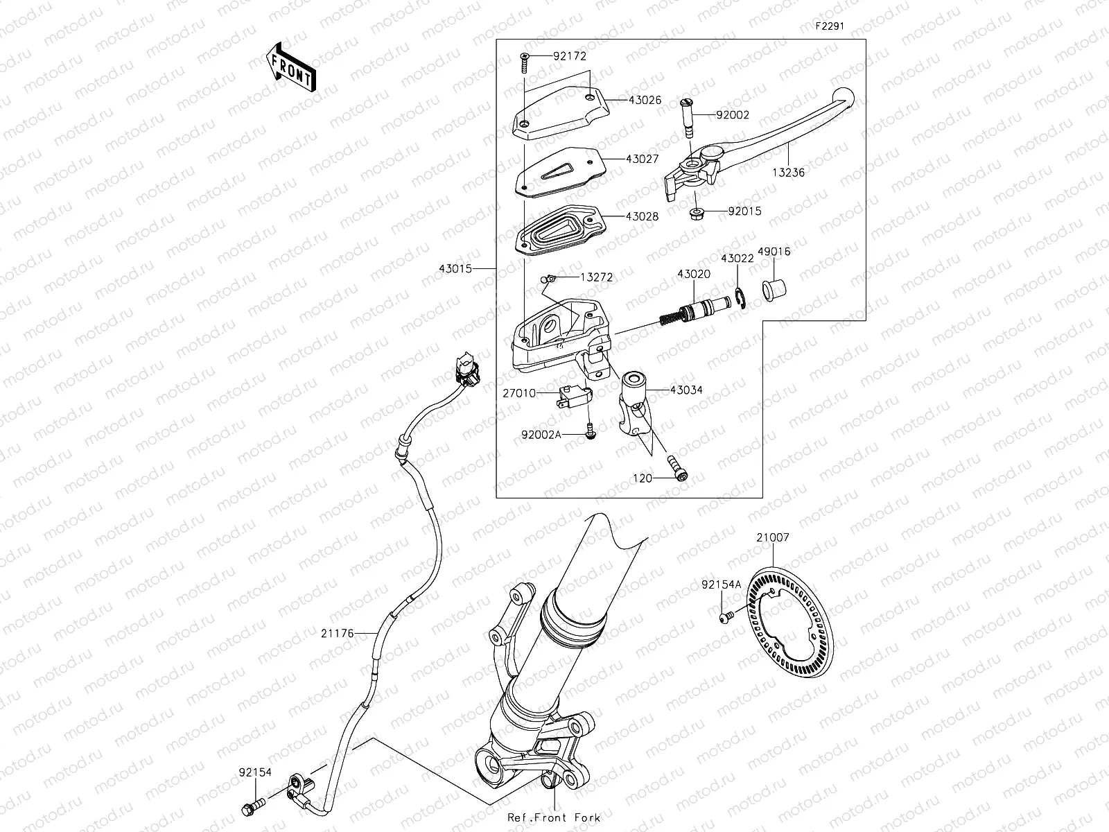 Front Master Cylinder