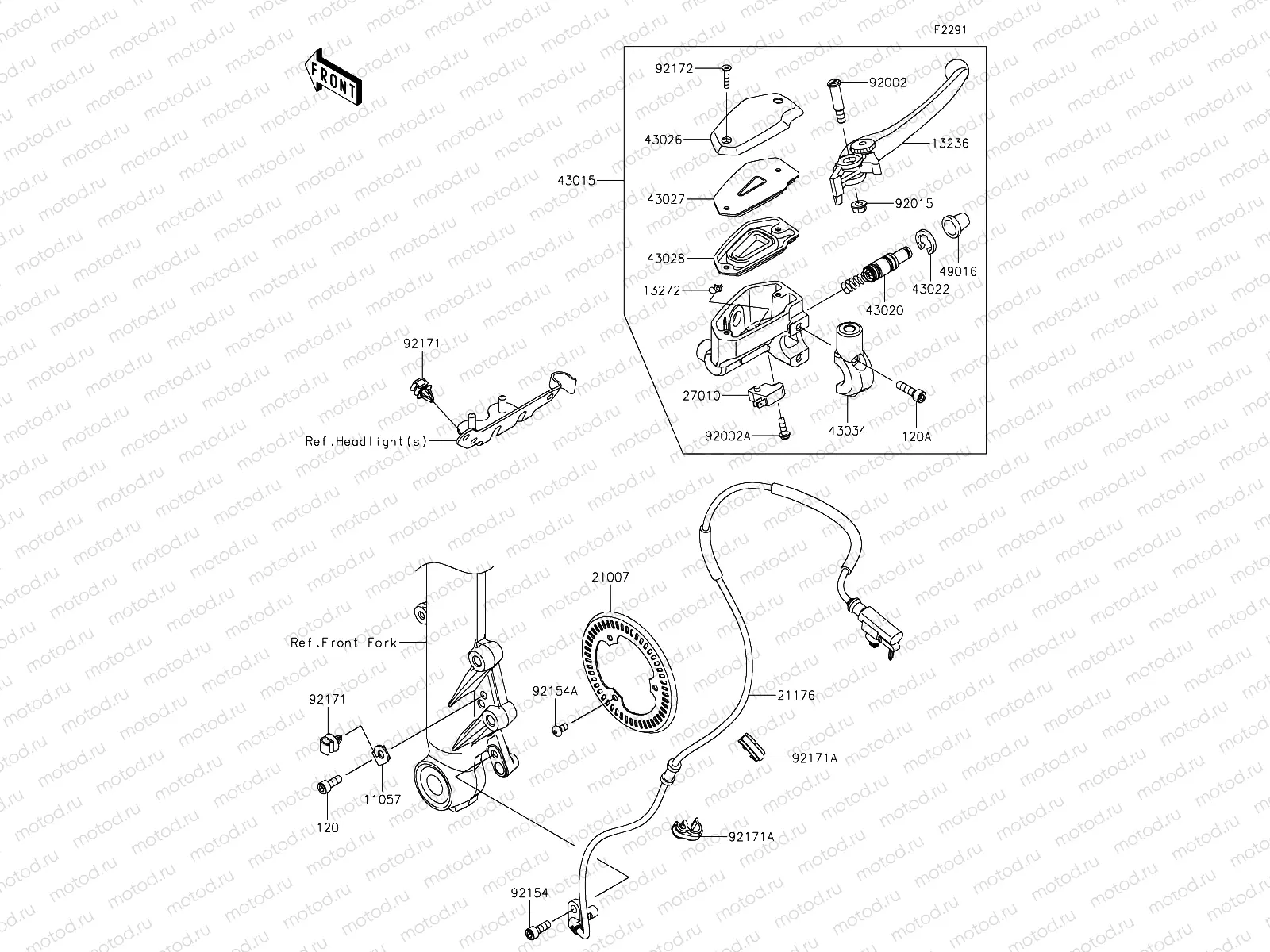 Front Master Cylinder