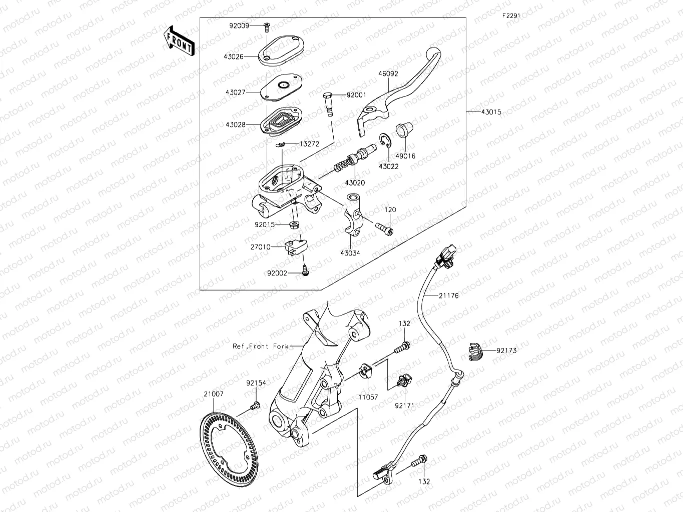 Front Master Cylinder