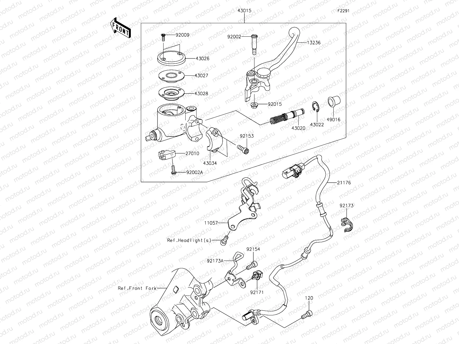Front Master Cylinder