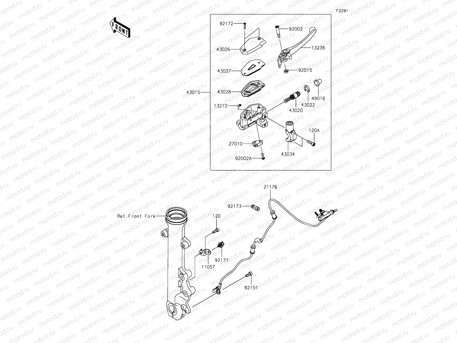 Front Master Cylinder