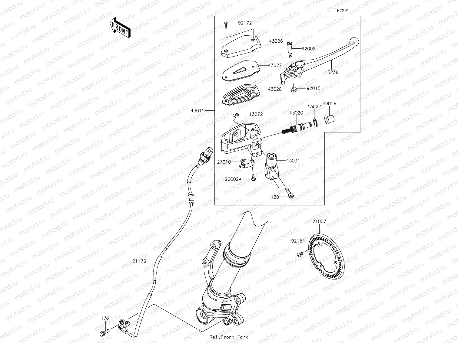 Front Master Cylinder