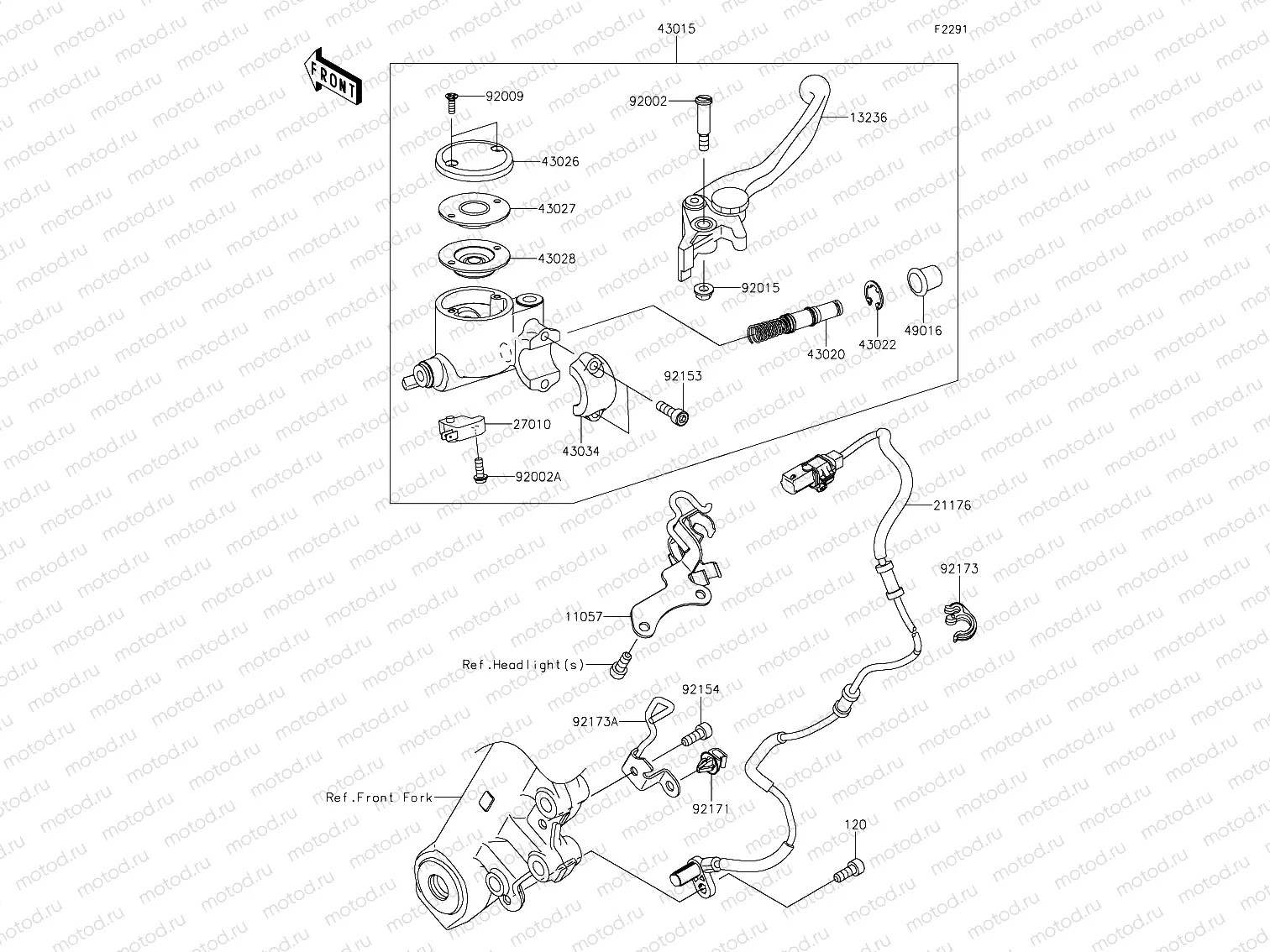 Front Master Cylinder