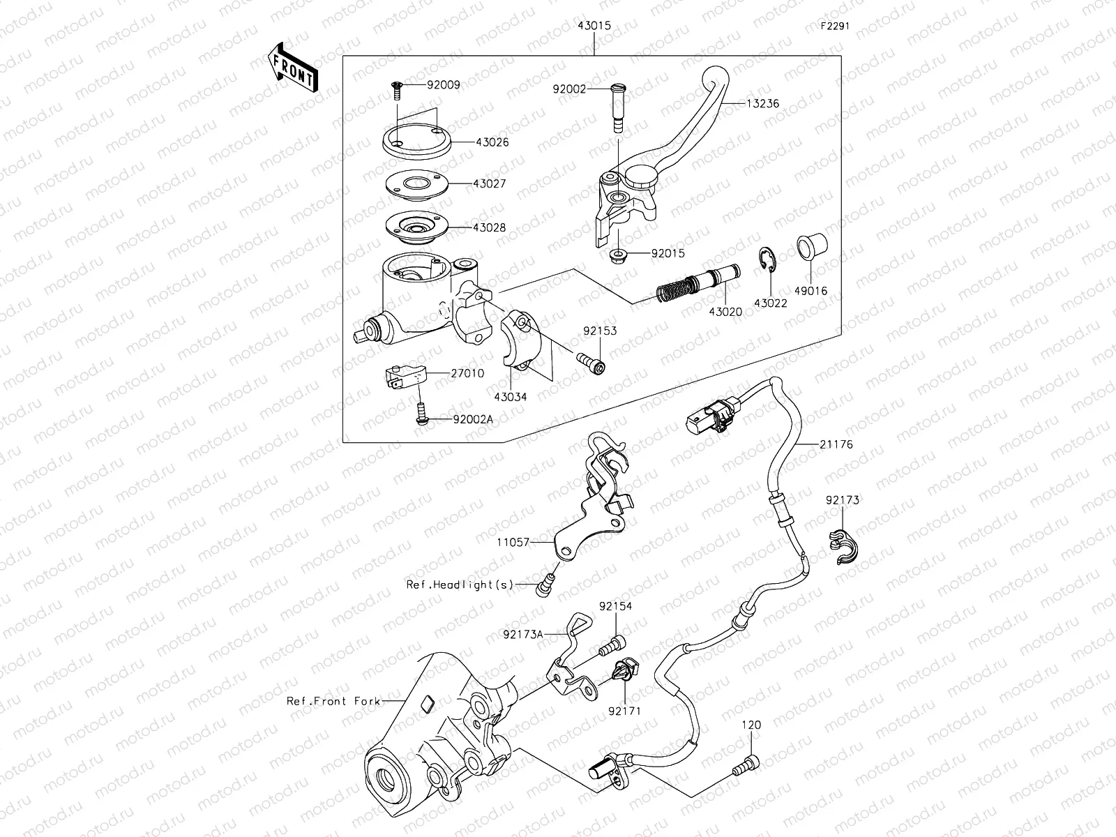Front Master Cylinder