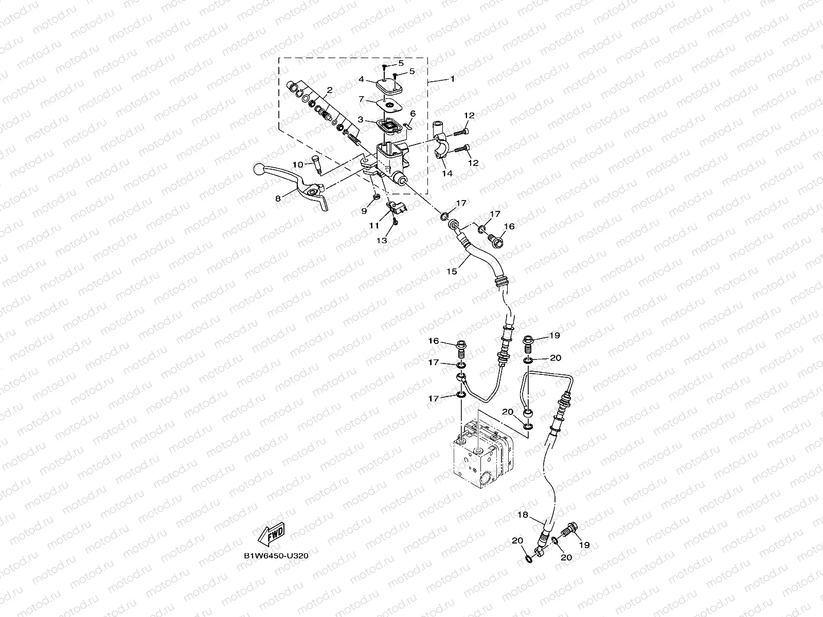 FRONT MASTER CYLINDER 2