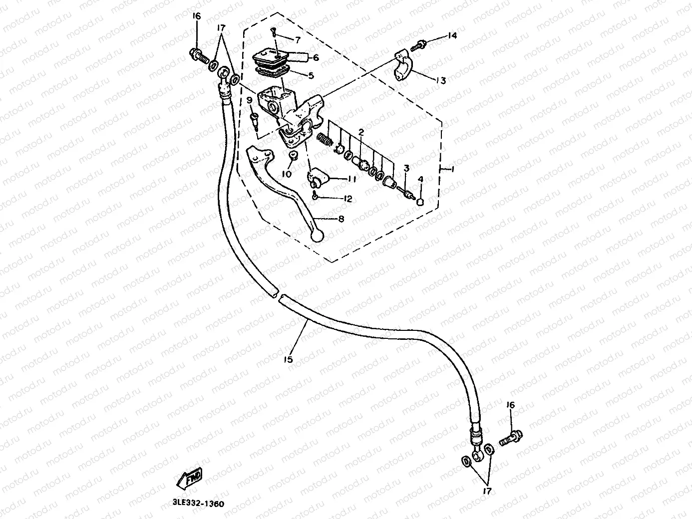 FRONT MASTER CYLINDER 2