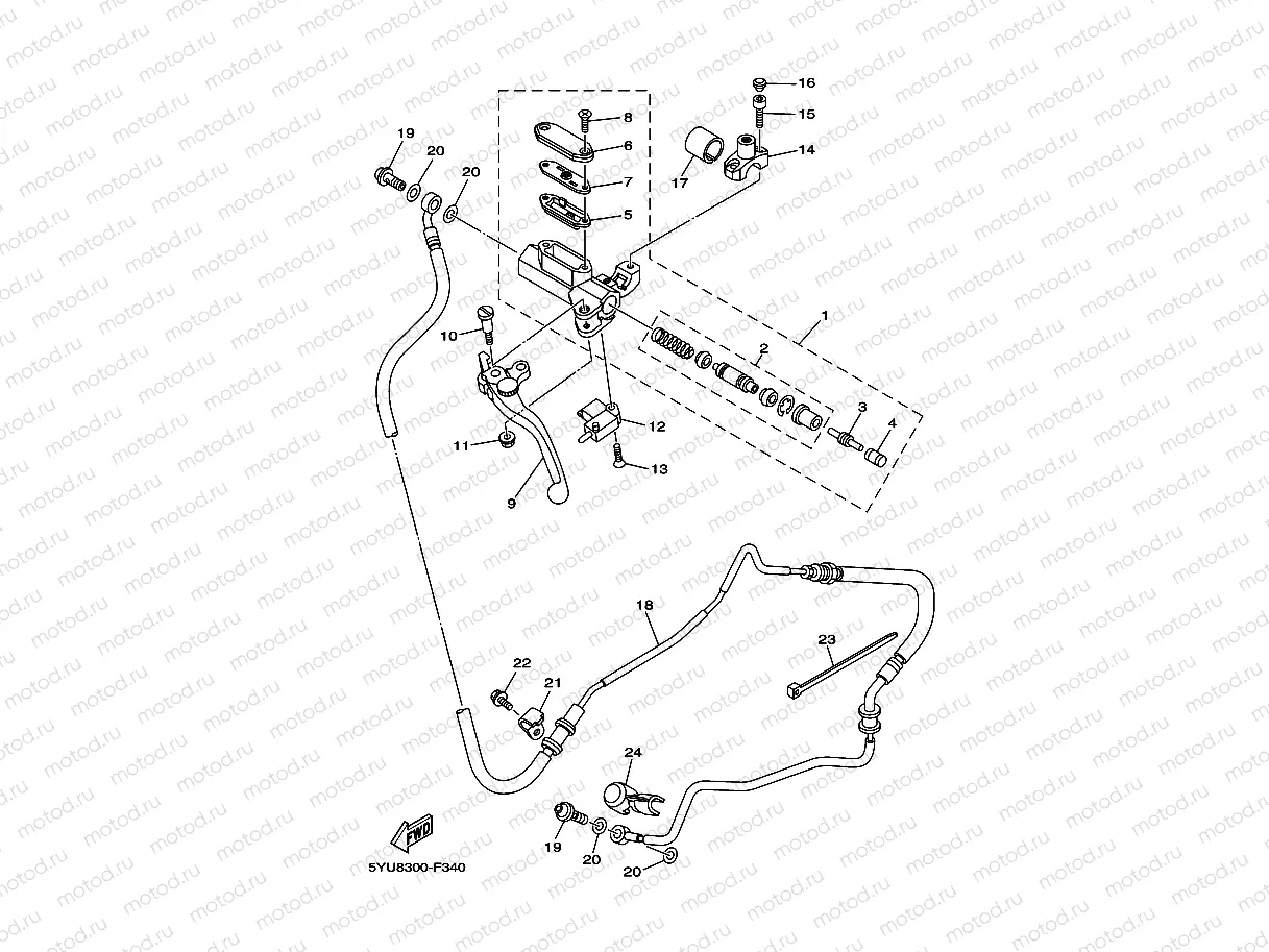 FRONT MASTER CYLINDER 2