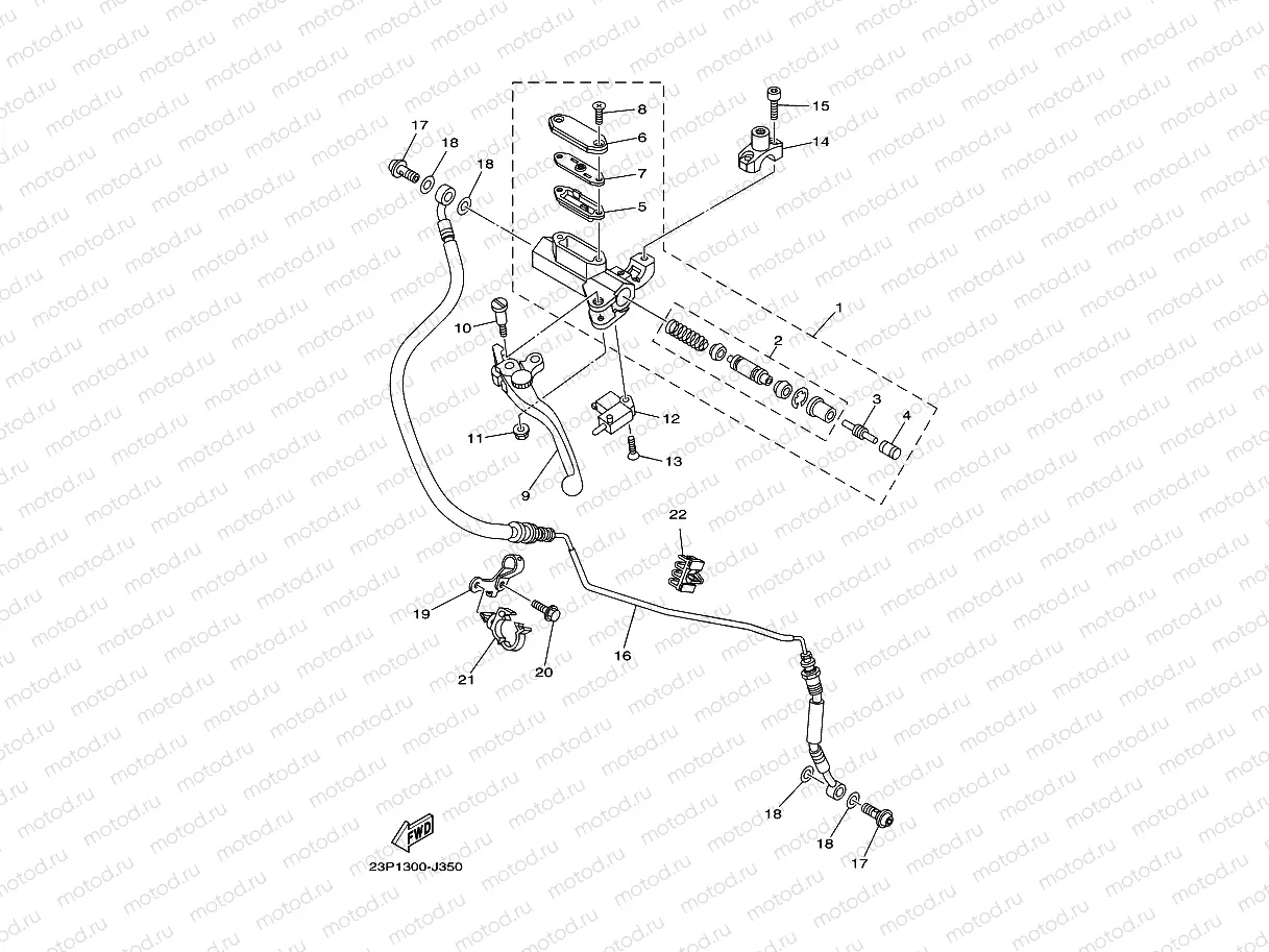 FRONT MASTER CYLINDER 2
