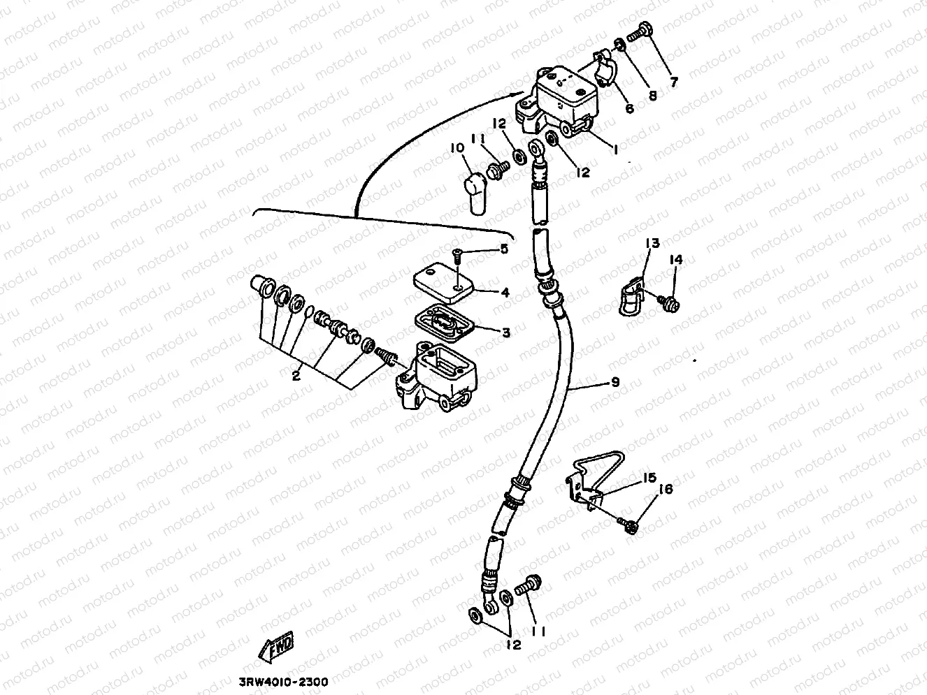 FRONT MASTER CYLINDER