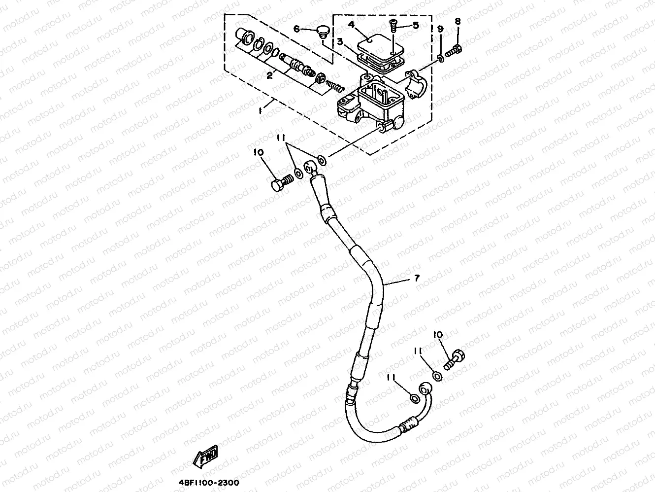 FRONT MASTER CYLINDER