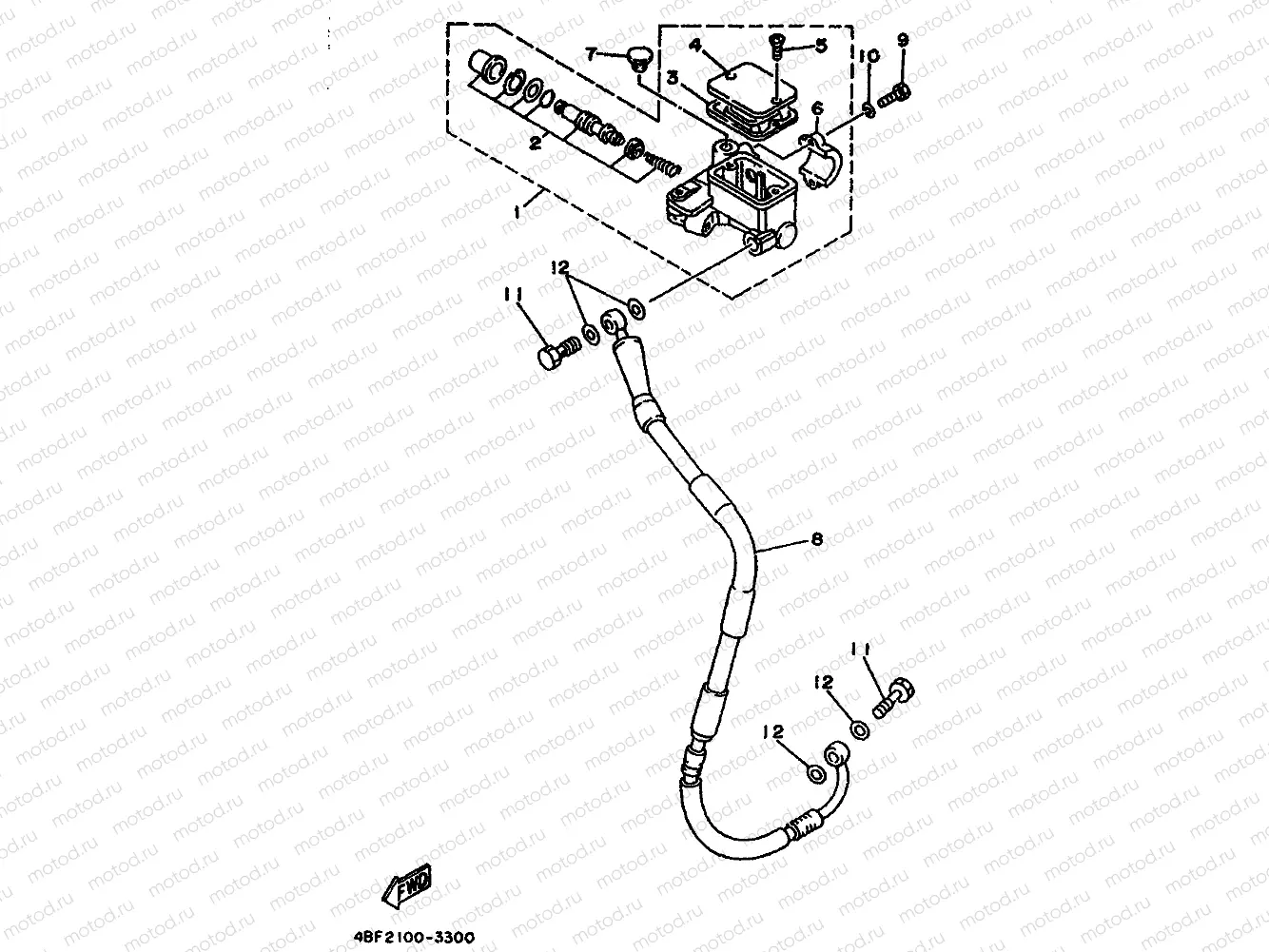 FRONT MASTER CYLINDER