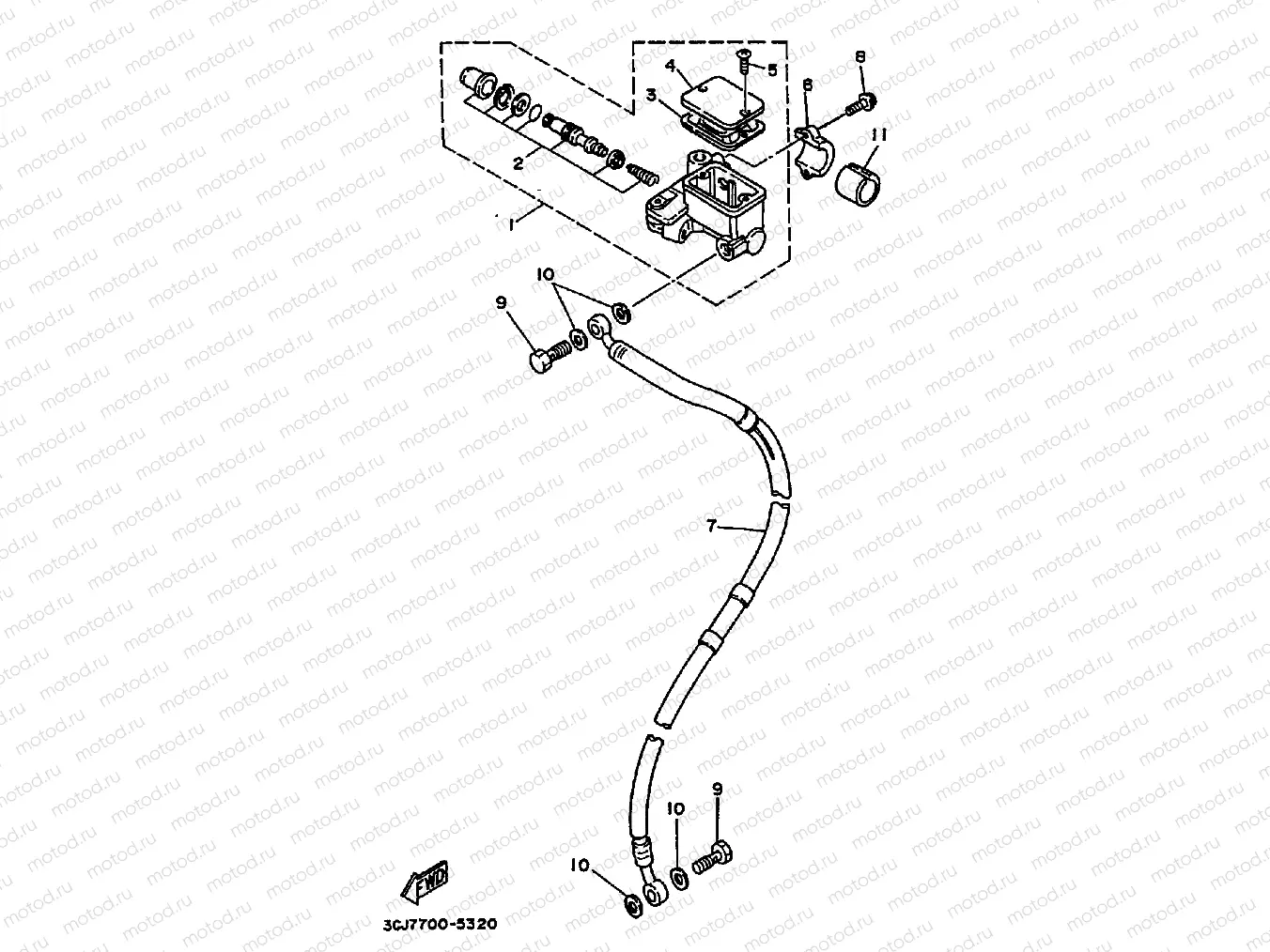 FRONT MASTER CYLINDER
