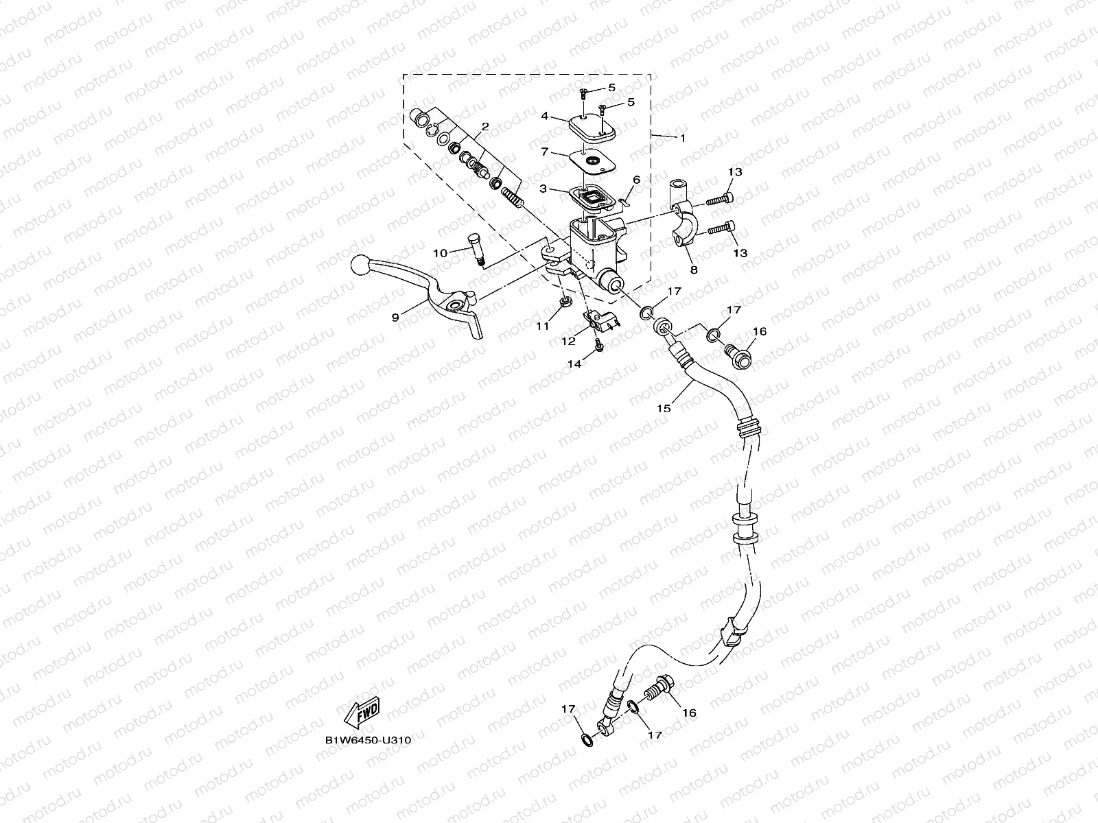FRONT MASTER CYLINDER