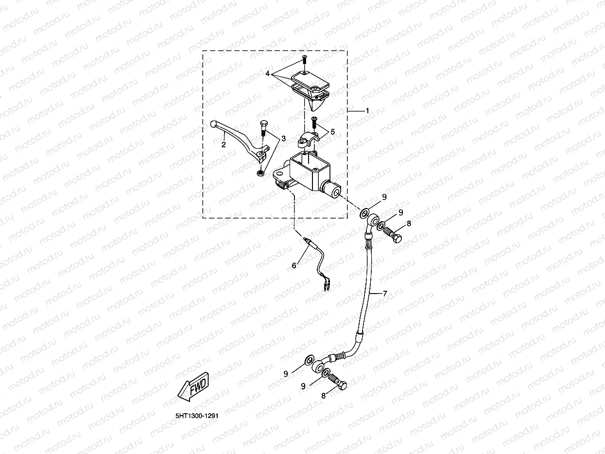 FRONT MASTER CYLINDER