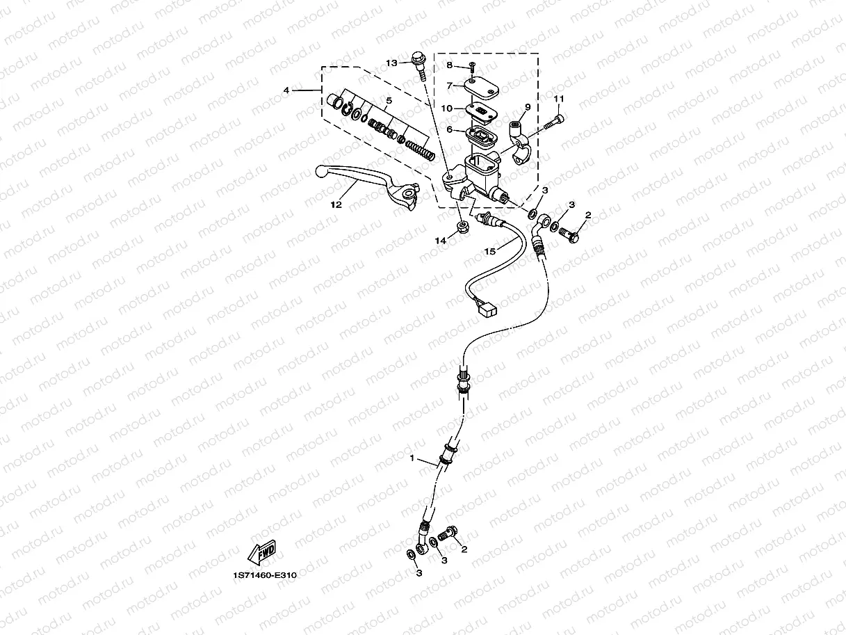 FRONT MASTER CYLINDER