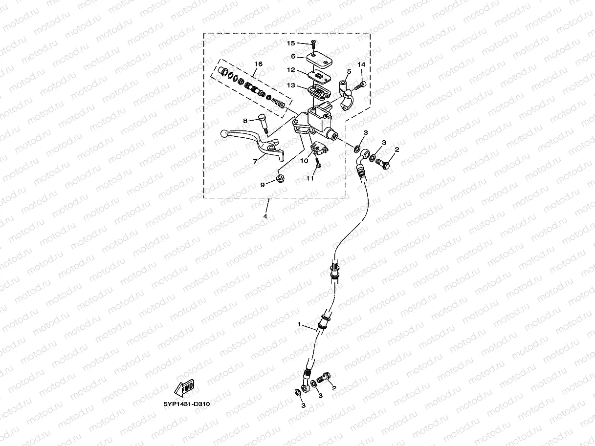 FRONT MASTER CYLINDER