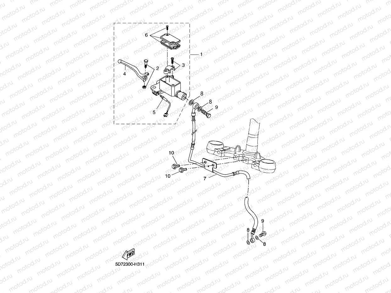 FRONT MASTER CYLINDER