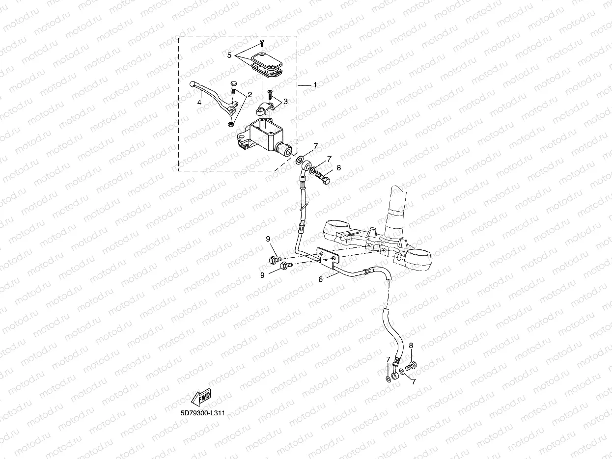 FRONT MASTER CYLINDER
