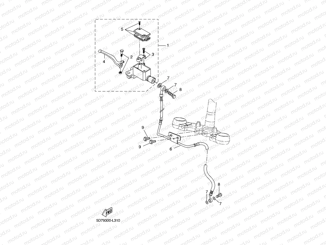 FRONT MASTER CYLINDER