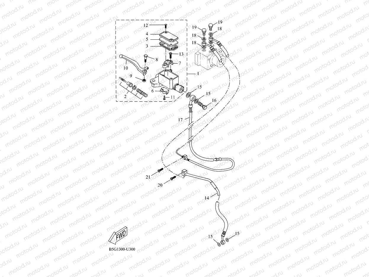 FRONT MASTER CYLINDER