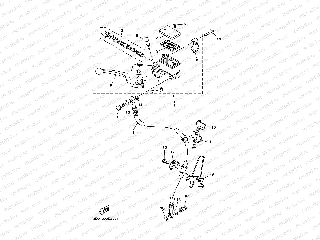 FRONT MASTER CYLINDER