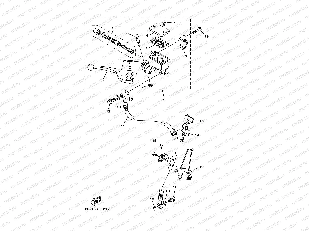 FRONT MASTER CYLINDER