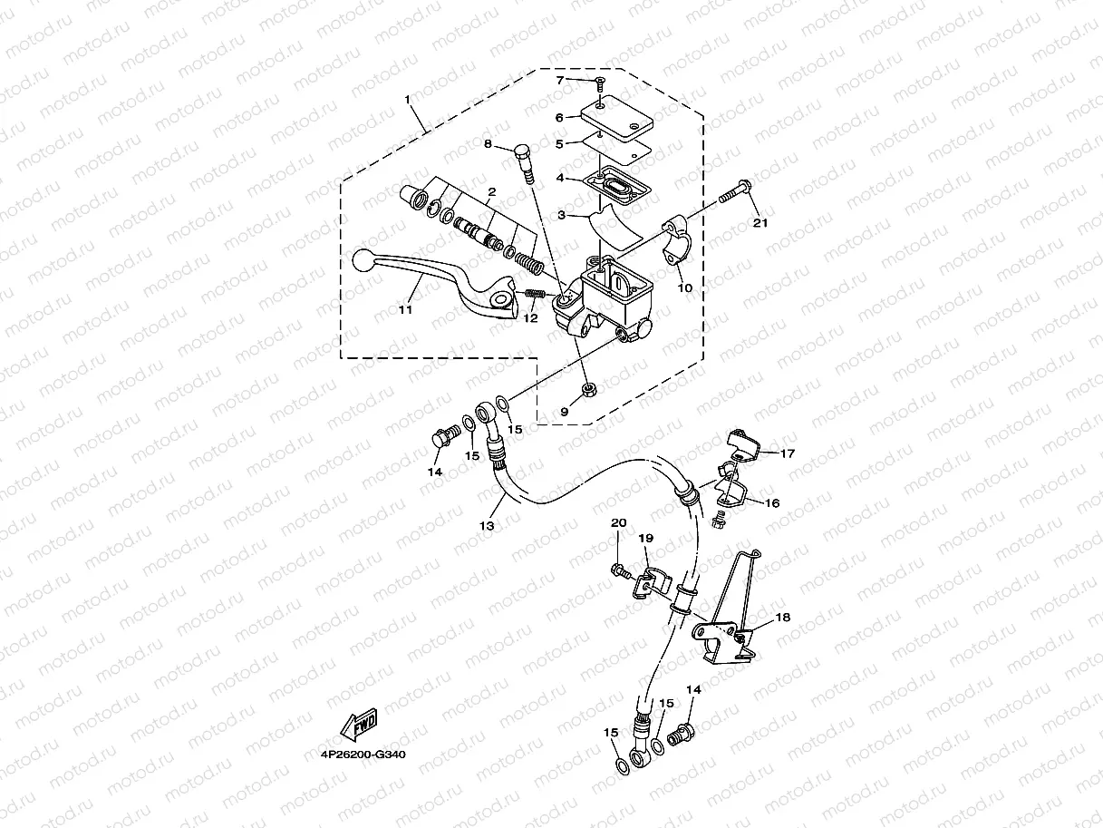 FRONT MASTER CYLINDER