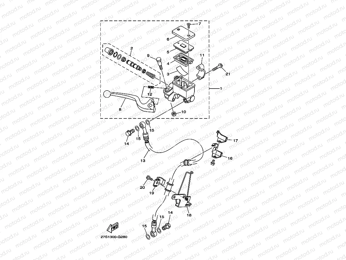 FRONT MASTER CYLINDER