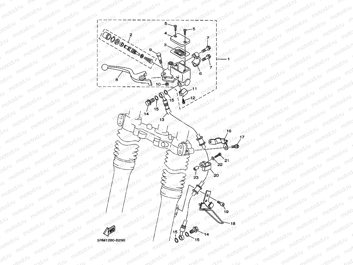 FRONT MASTER CYLINDER