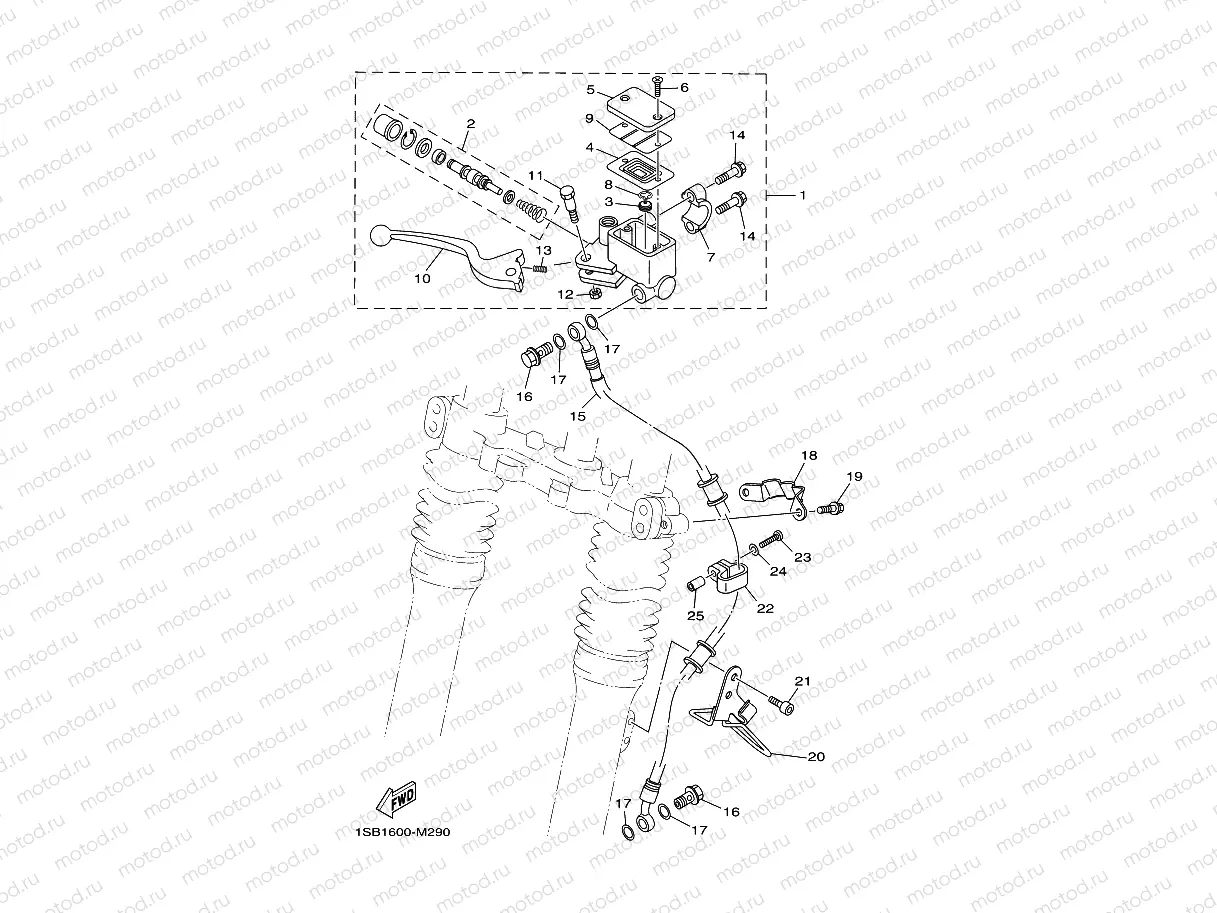 FRONT MASTER CYLINDER