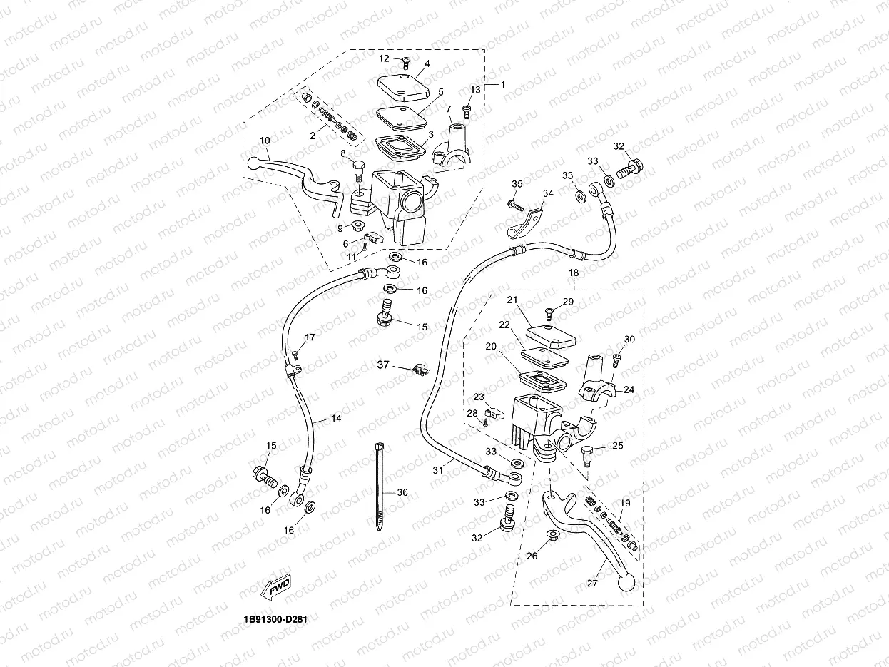 FRONT MASTER CYLINDER