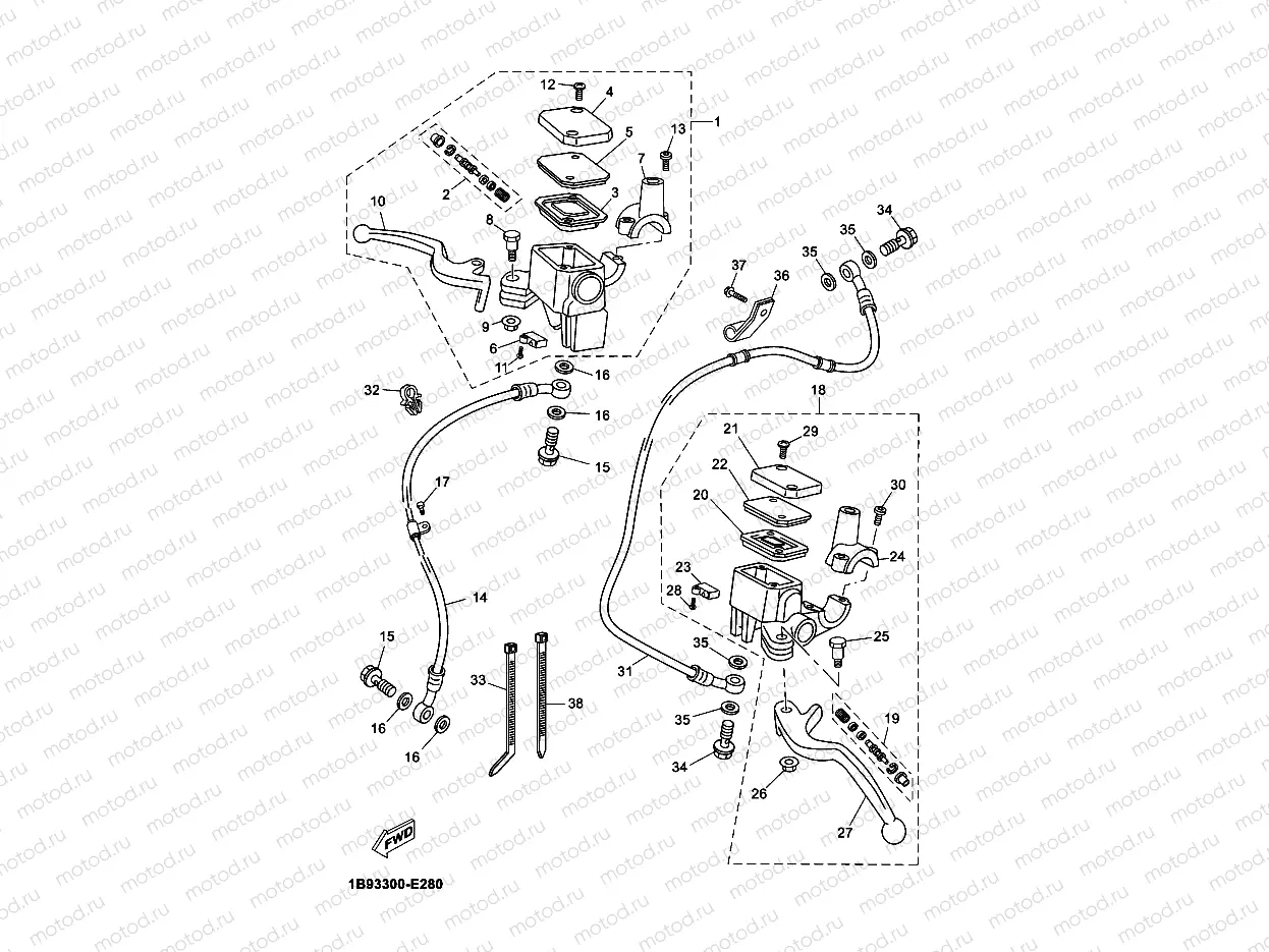 FRONT MASTER CYLINDER