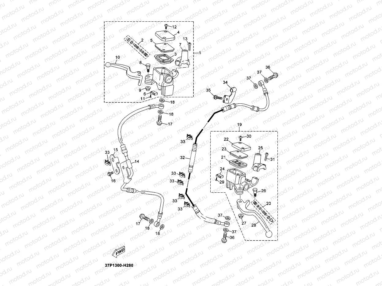 FRONT MASTER CYLINDER