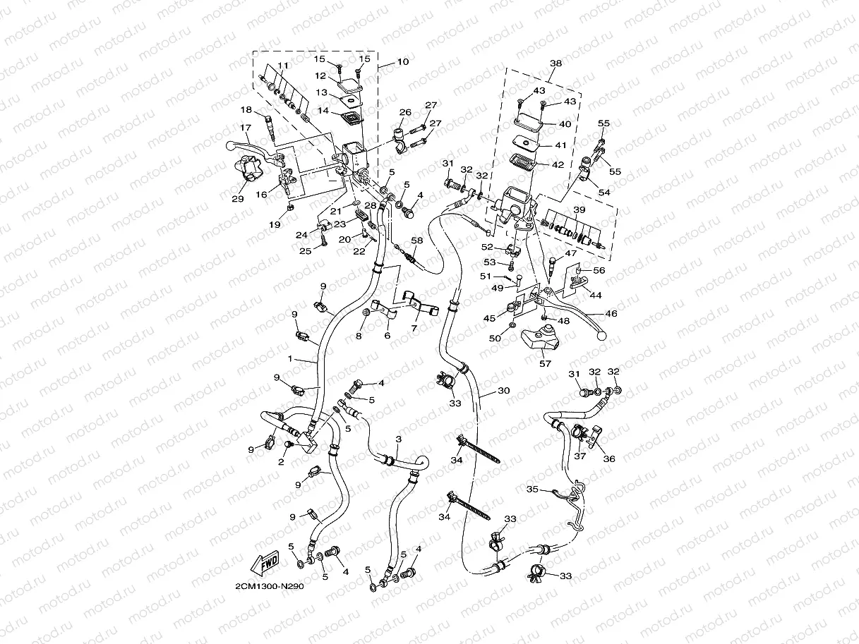 FRONT MASTER CYLINDER