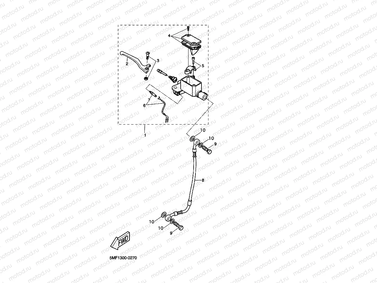 FRONT MASTER CYLINDER
