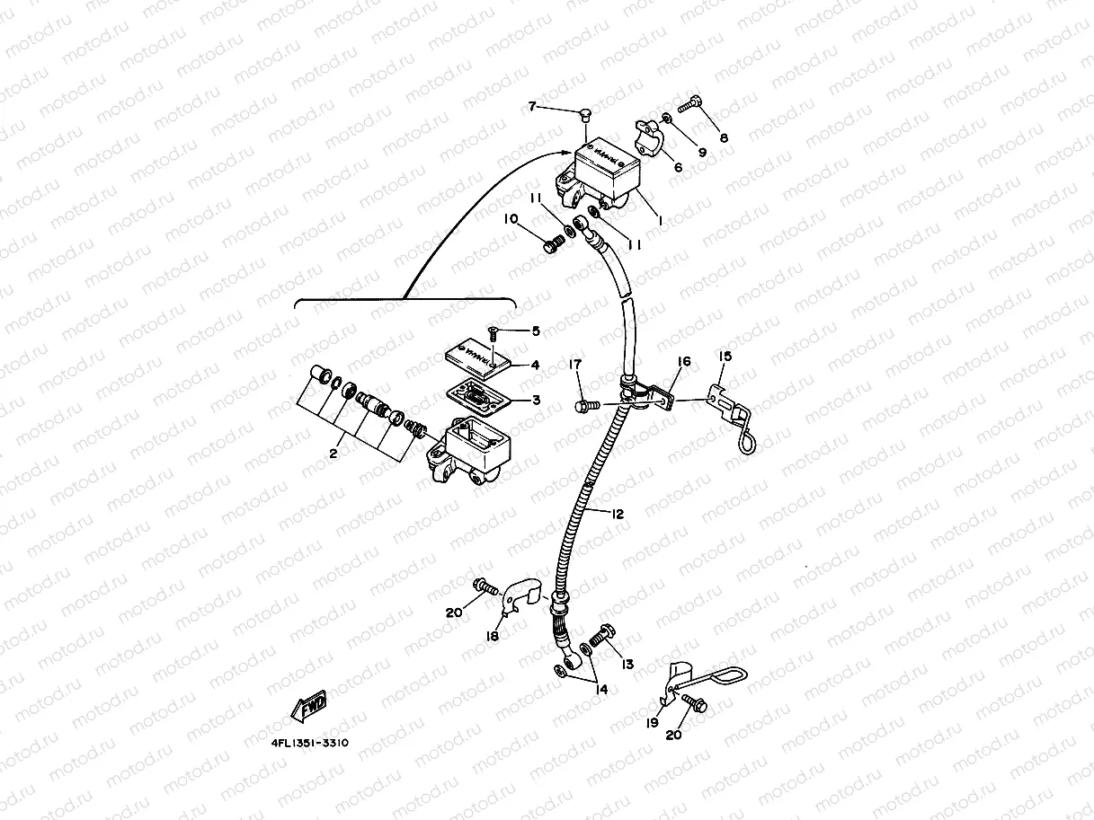FRONT MASTER CYLINDER