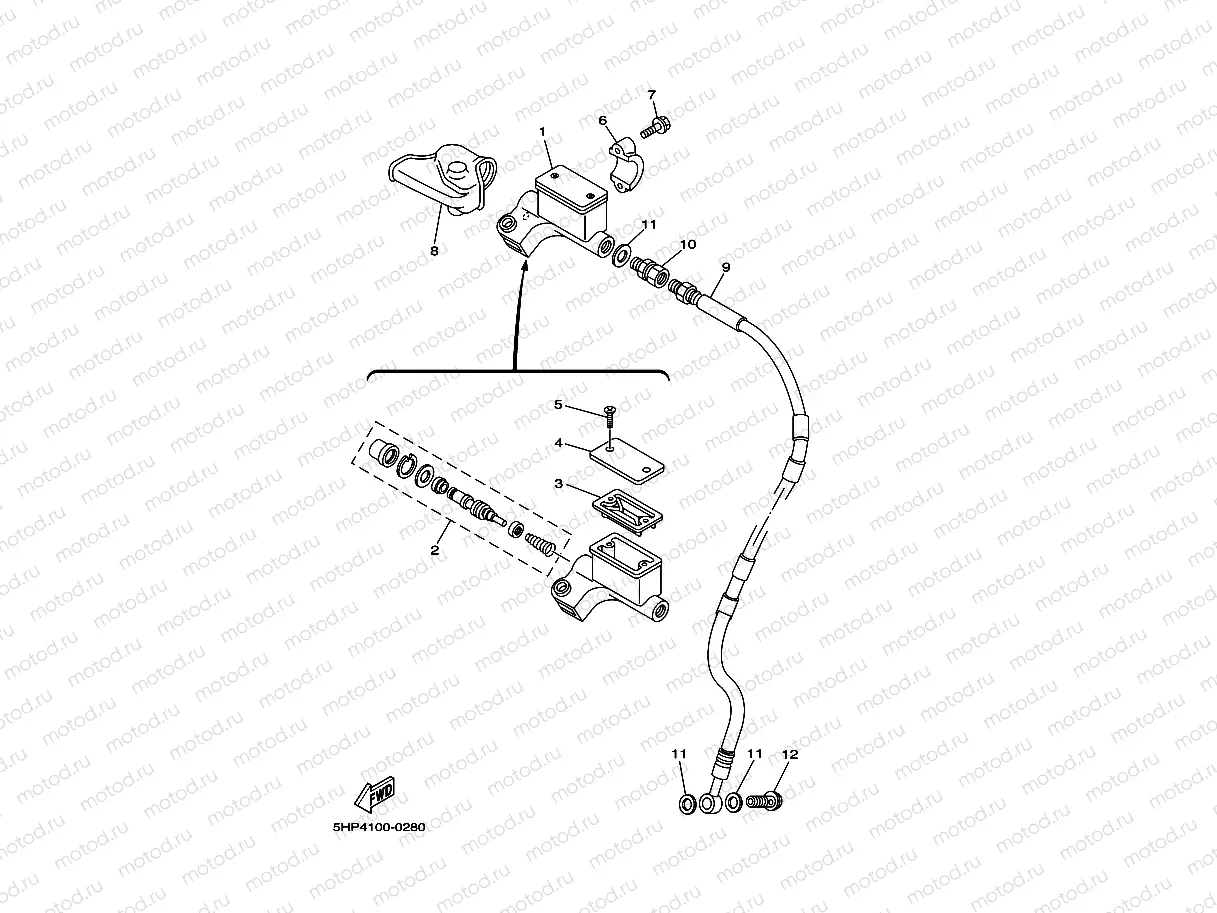 FRONT MASTER CYLINDER
