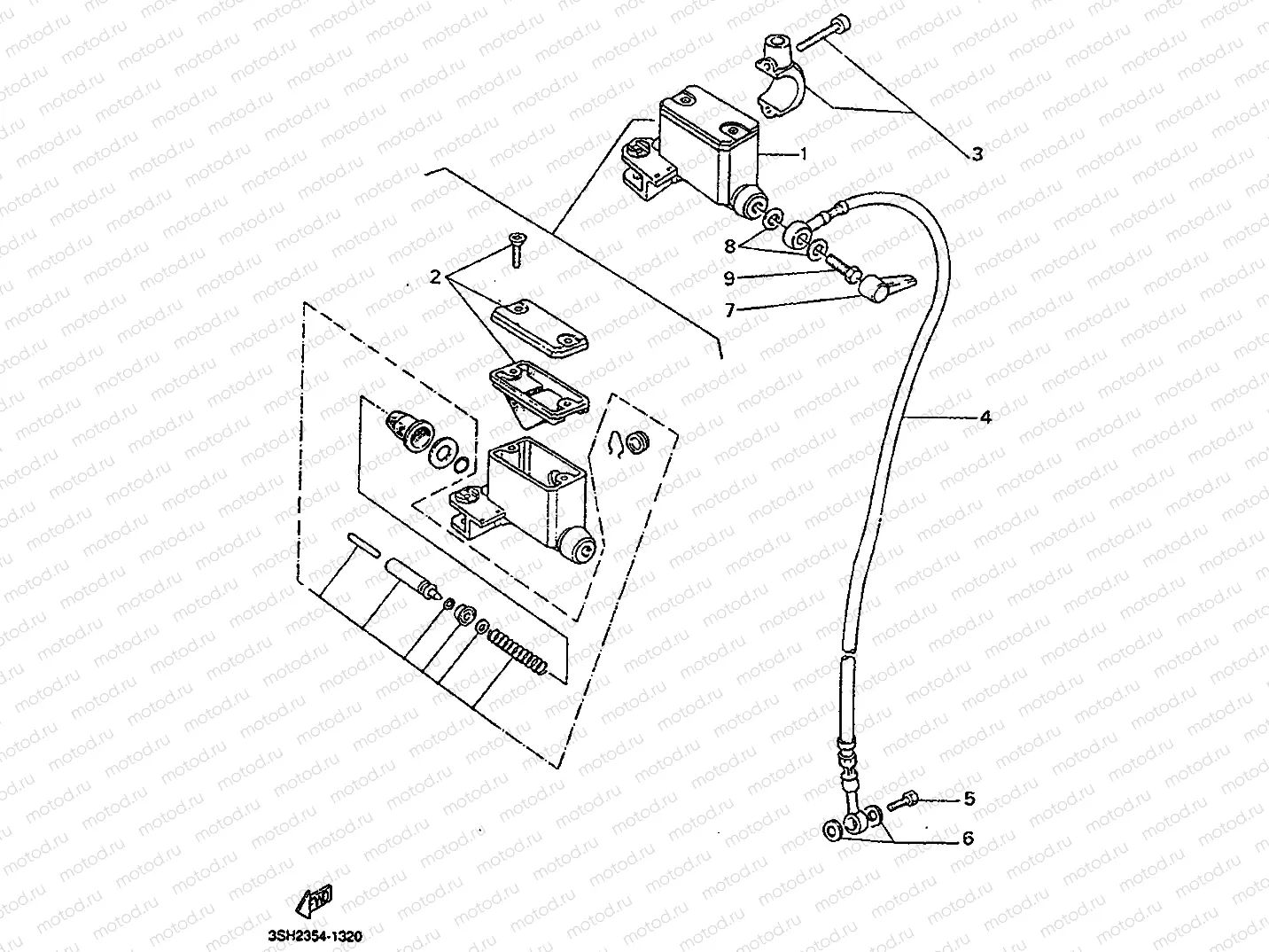 FRONT MASTER CYLINDER
