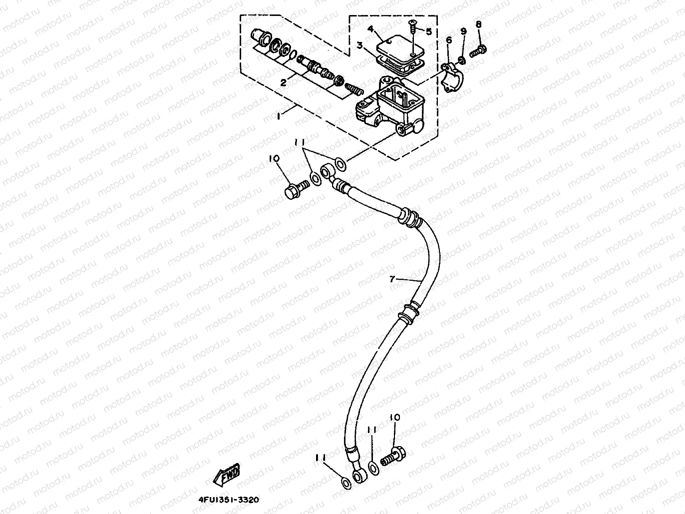FRONT MASTER CYLINDER