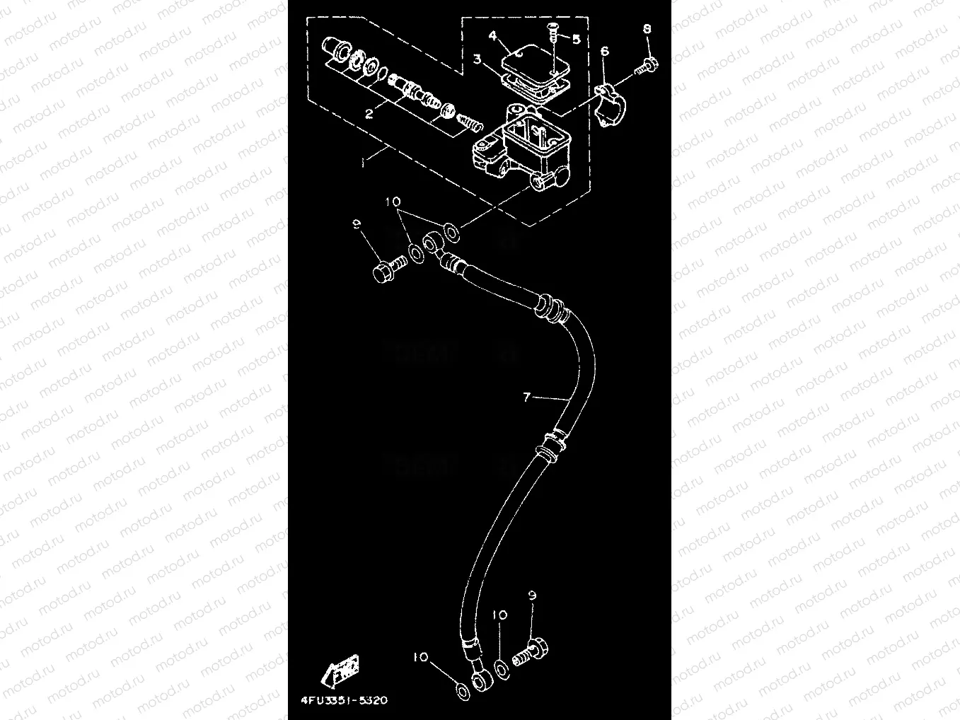 FRONT MASTER CYLINDER