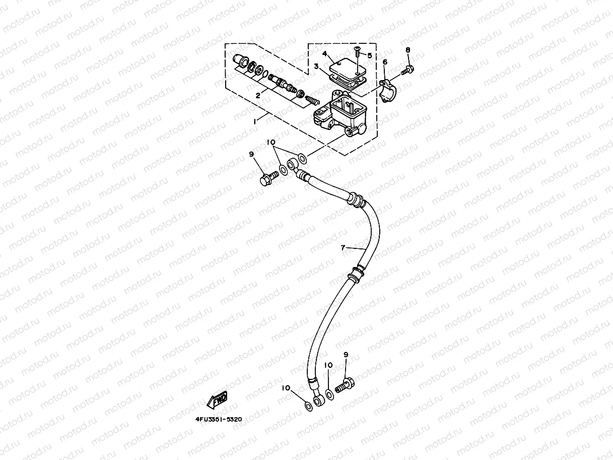 FRONT MASTER CYLINDER