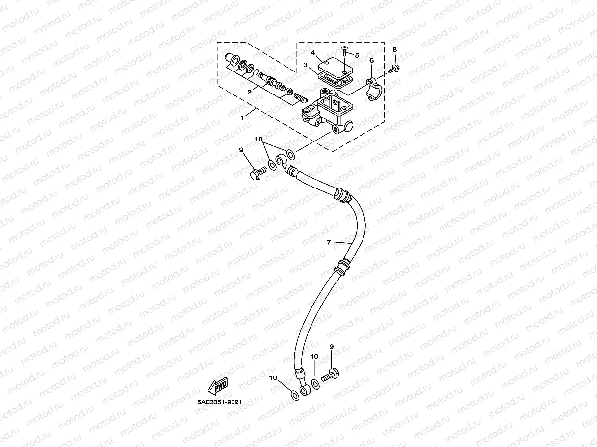 FRONT MASTER CYLINDER
