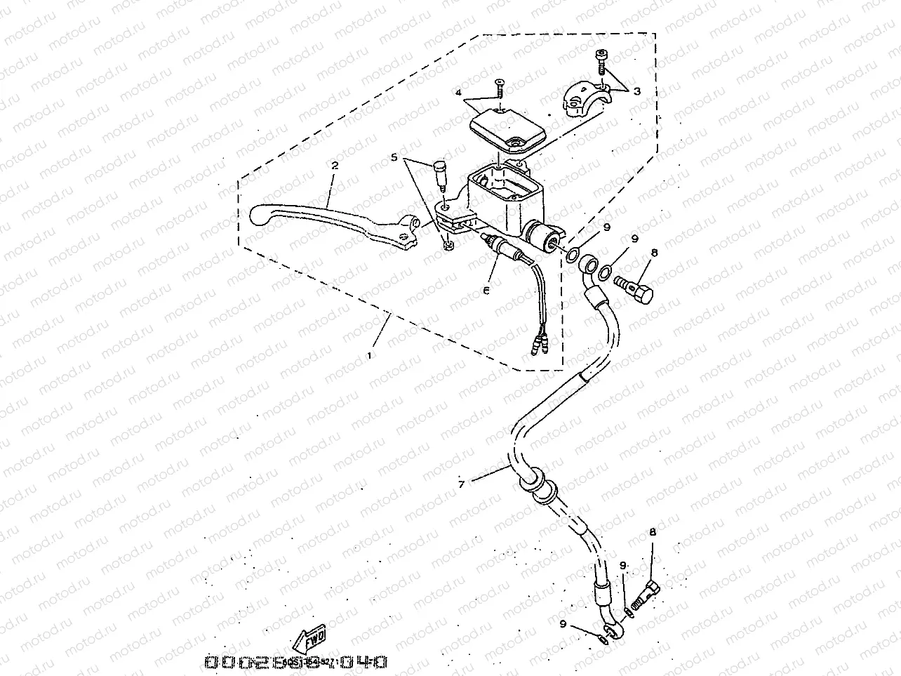 FRONT MASTER CYLINDER
